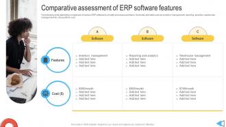 Comparative Assessment Of ERP Software Features Introduction To ERP Software System Solutions