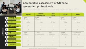 Comparative Assessment Of QR Code Generating Cashless Payment Adoption To Increase