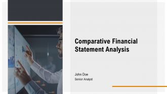 Comparative Financial Statement Analysis PPT Template AT