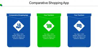 Comparative Shopping App Ppt Powerpoint Presentation Show Pictures Cpb