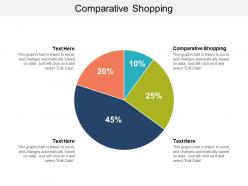 Comparative shopping ppt powerpoint presentation ideas deck cpb