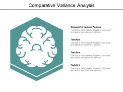 Comparative variance analysis ppt powerpoint presentation themes cpb