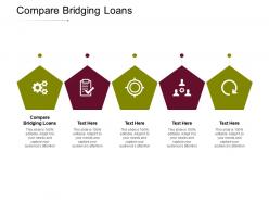 Compare bridging loans ppt powerpoint presentation styles samples cpb