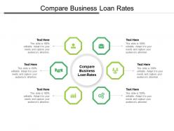 Compare business loan rates ppt powerpoint presentation visual aids inspiration cpb