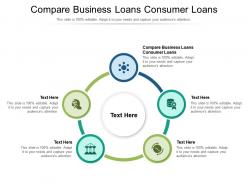 Compare business loans consumer loans ppt powerpoint file portfolio cpb