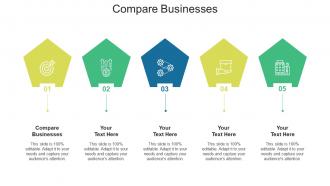 Compare businesses ppt powerpoint presentation professional portfolio cpb