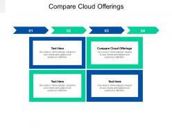 Compare cloud offerings ppt powerpoint presentation ideas graphic tips cpb