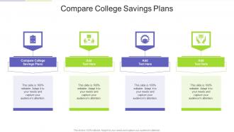 Compare College Savings Plans In Powerpoint And Google Slides Cpb