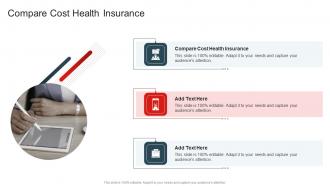 Compare Cost Health Insurance In Powerpoint And Google Slides Cpb