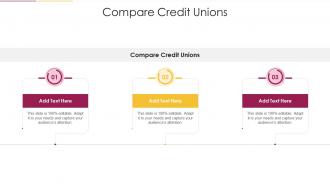Compare Credit Unions In Powerpoint And Google Slides Cpb