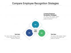 Compare employee recognition strategies ppt powerpoint presentation ideas design templates cpb