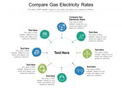 Compare gas electricity rates ppt powerpoint presentation layouts backgrounds cpb