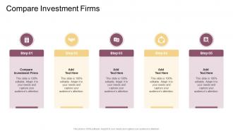 Compare Investment Firms In Powerpoint And Google Slides Cpb