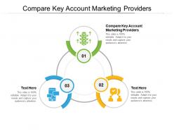 Compare key account marketing providers ppt powerpoint presentation gallery background image cpb