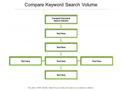 Compare keyword search volume ppt powerpoint presentation ideas show cpb
