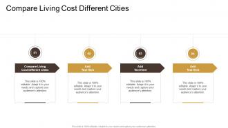 Compare Living Cost Different Cities In Powerpoint And Google Slides Cpb