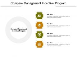 Compare management incentive program ppt powerpoint presentation file show cpb
