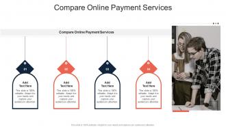 Compare Online Payment Services In Powerpoint And Google Slides Cpb