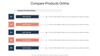 Compare Products Online In Powerpoint And Google Slides Cpb