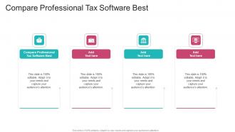 Compare Professional Tax Software Best In Powerpoint And Google Slides Cpb