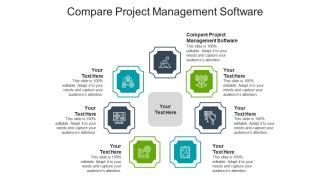 Compare project management software ppt powerpoint presentation icon microsoft cpb