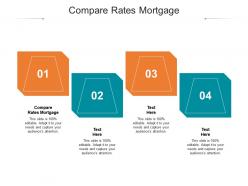 Compare rates mortgage ppt powerpoint presentation infographic template objects cpb