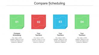 Compare Scheduling Ppt Powerpoint Presentation Inspiration Design Inspiration Cpb