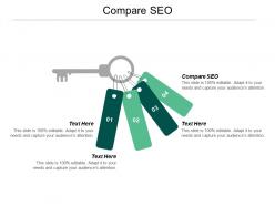 Compare seo ppt powerpoint presentation file graphics download cpb