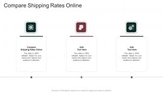 Compare Shipping Rates Online In Powerpoint And Google Slides Cpb