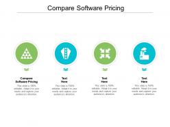 Compare software pricing ppt powerpoint presentation infographics inspiration cpb