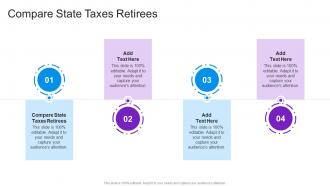 Compare State Taxes Retirees In Powerpoint And Google Slides Cpb
