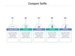 Compare tariffs ppt powerpoint presentation model portrait cpb