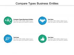 Compare types business entities ppt powerpoint presentation outline portfolio cpb