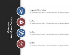 Compare workforce culture ppt powerpoint presentation infographic template tips cpb