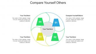 Compare yourself others ppt powerpoint presentation icon clipart cpb