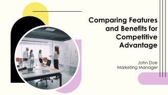 Comparing Features And Benefits For Competitive Advantage PPT Mockup AT