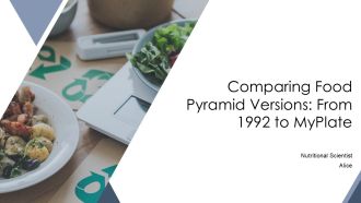 Comparing Food Pyramid Versions From 1992 To Myplate PPT Guidelines AT