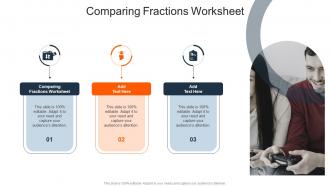 Comparing Fractions Worksheet In Powerpoint And Google Slides Cpb