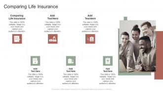 Comparing Life Insurance In Powerpoint And Google Slides Cpb