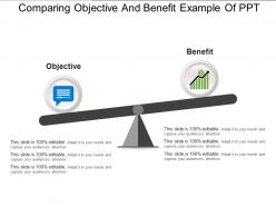 Comparing objective and benefit example of ppt