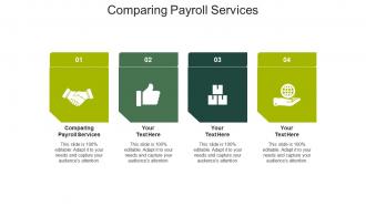 Comparing payroll services ppt powerpoint presentation visual aids styles cpb