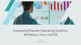 Comparing Popular Operating Systems Windows Linux Macos PPT Information AT