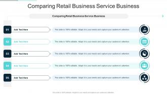 Comparing Retail Business Service Business In Powerpoint And Google Slides Cpb