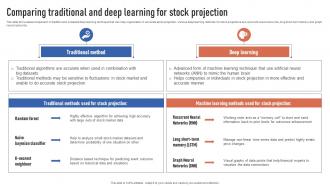 Comparing Traditional And Deep Learning For Stock Finance Automation Through AI And Machine AI SS V