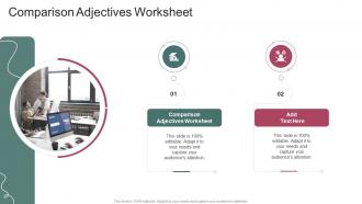 Comparison Adjectives Worksheet In Powerpoint And Google Slides Cpb