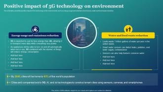 Comparison Between 4g And 5g Positive Impact Of 5g Technology On Environment