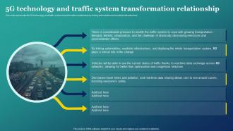 Comparison Between 4g And 5g Technology And Traffic System Transformation Relationship