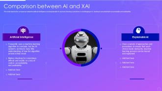Comparison Between Ai And XAI Ppt Powerpoint Images