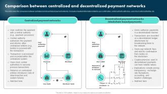 Comparison Between Centralized And Decentralized Payment Networks Exploring The Role BCT SS