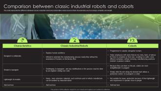 Comparison Between Classic Industrial Robots And Cobots Cobot Safety And Risk Factors